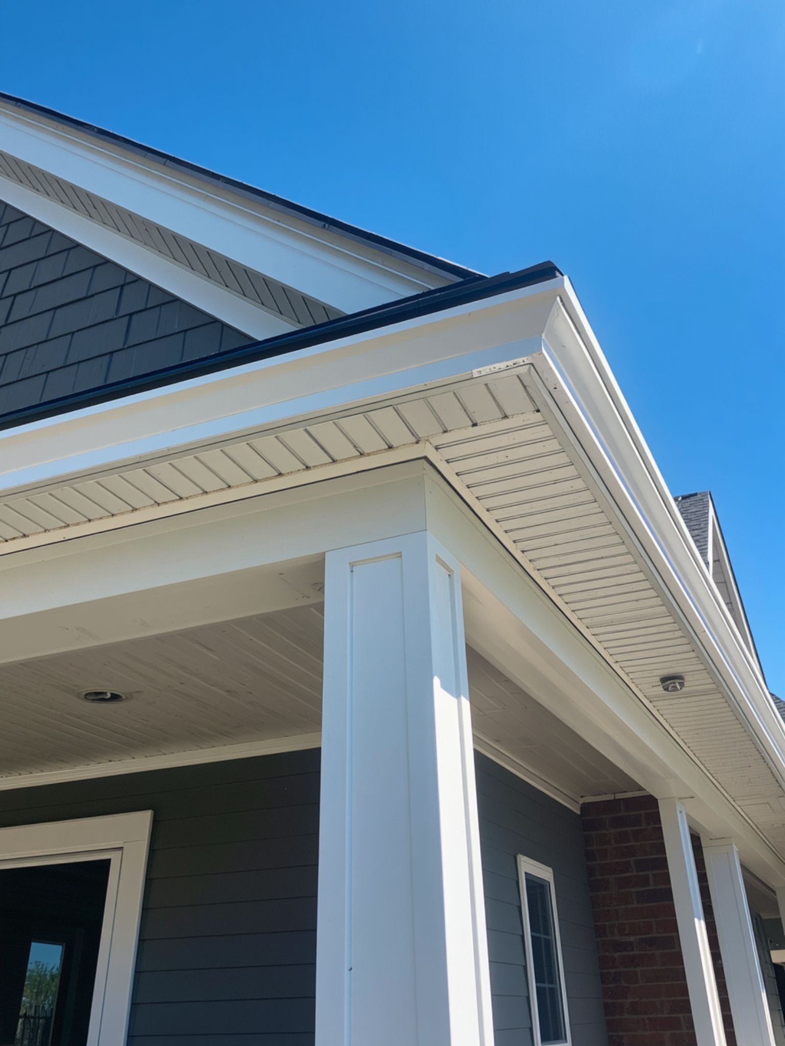 New gutters fascia and soffits