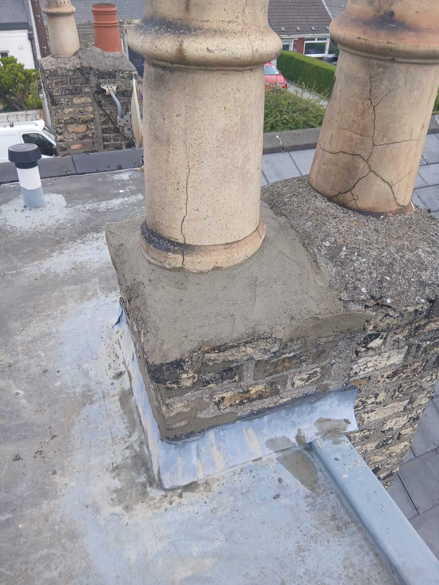 chimney repair work