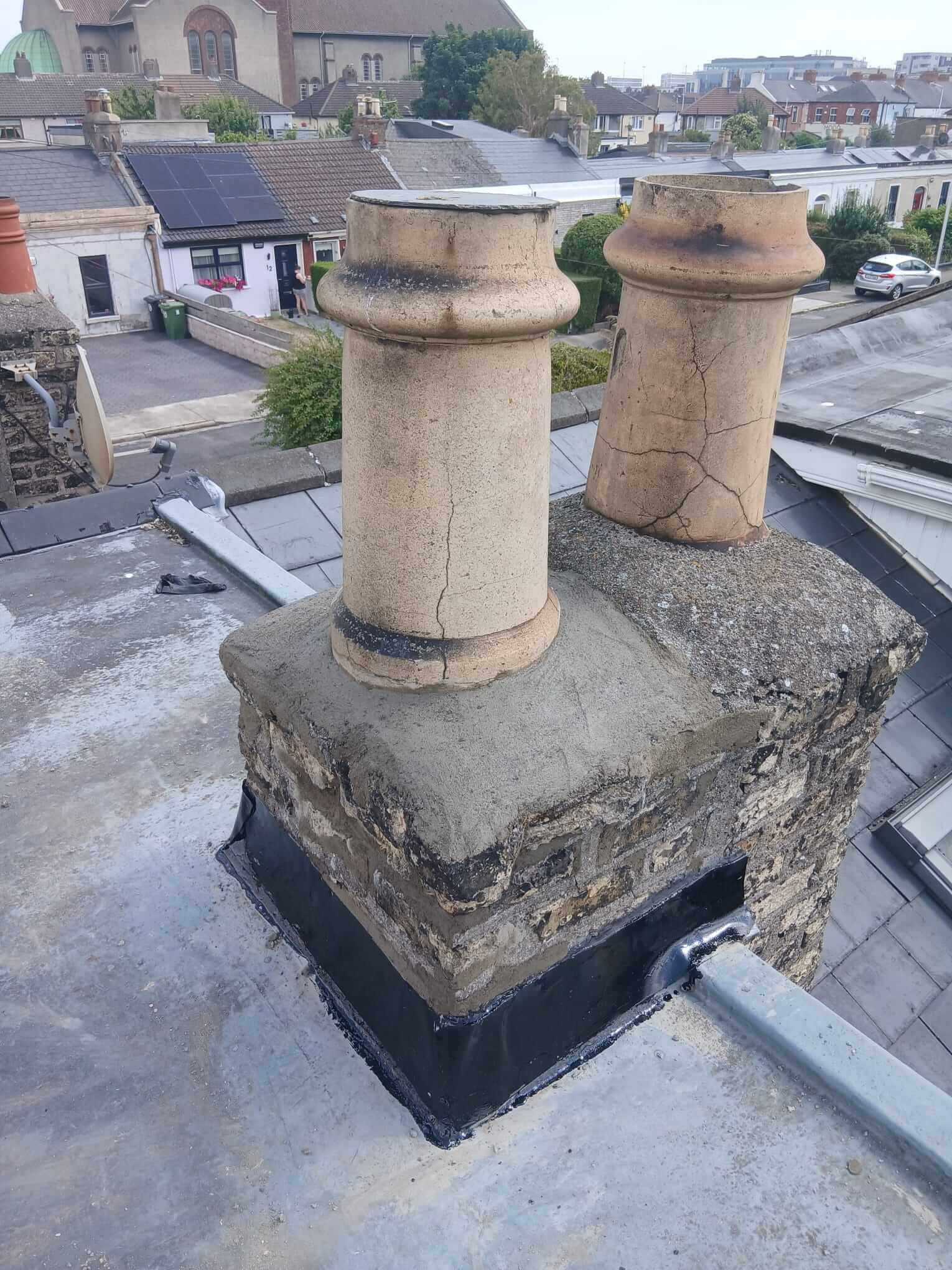 repairing a chimney stack in dublin