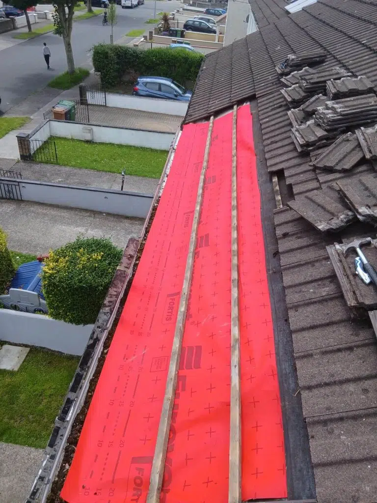 underlay roof leak repair