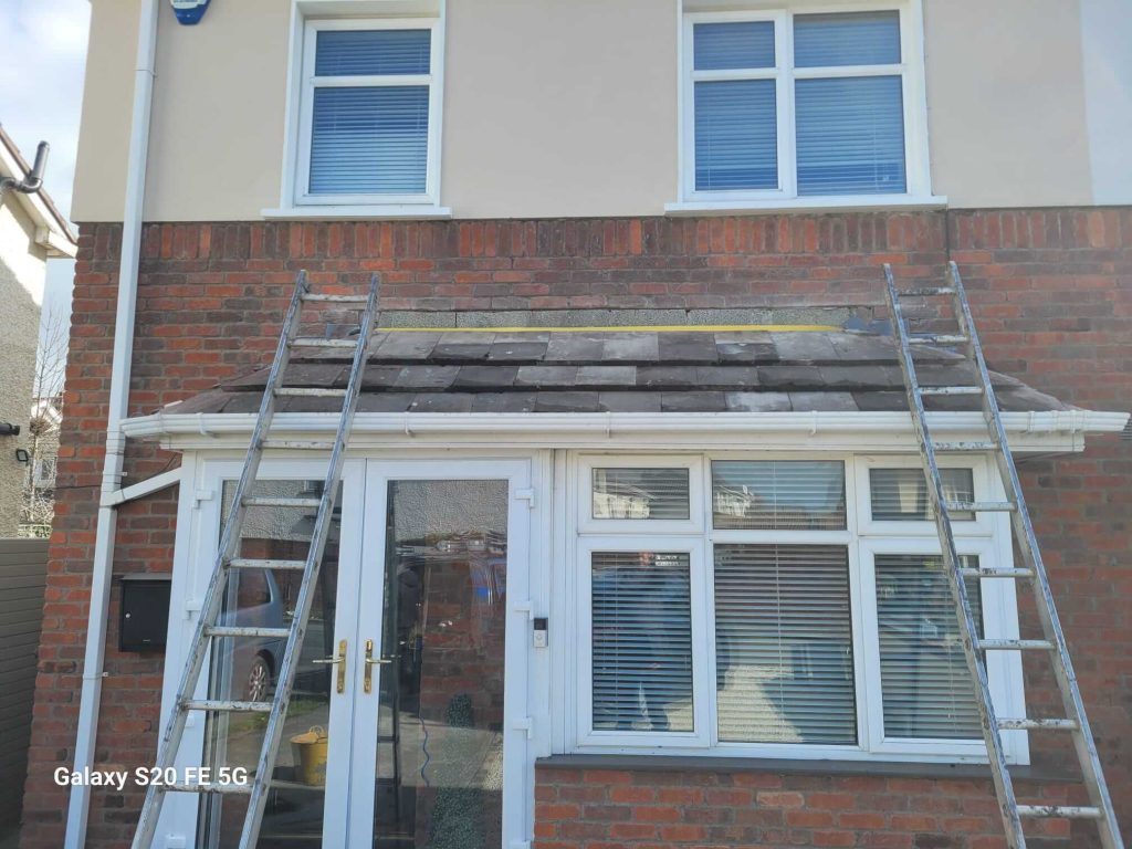 new gutters installed